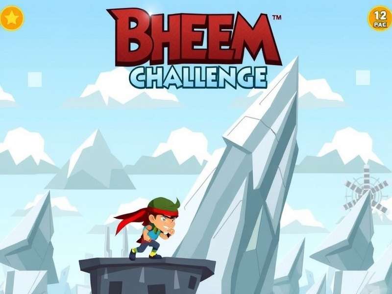 Bheem Glacier Challenge Gameplay Screenshot